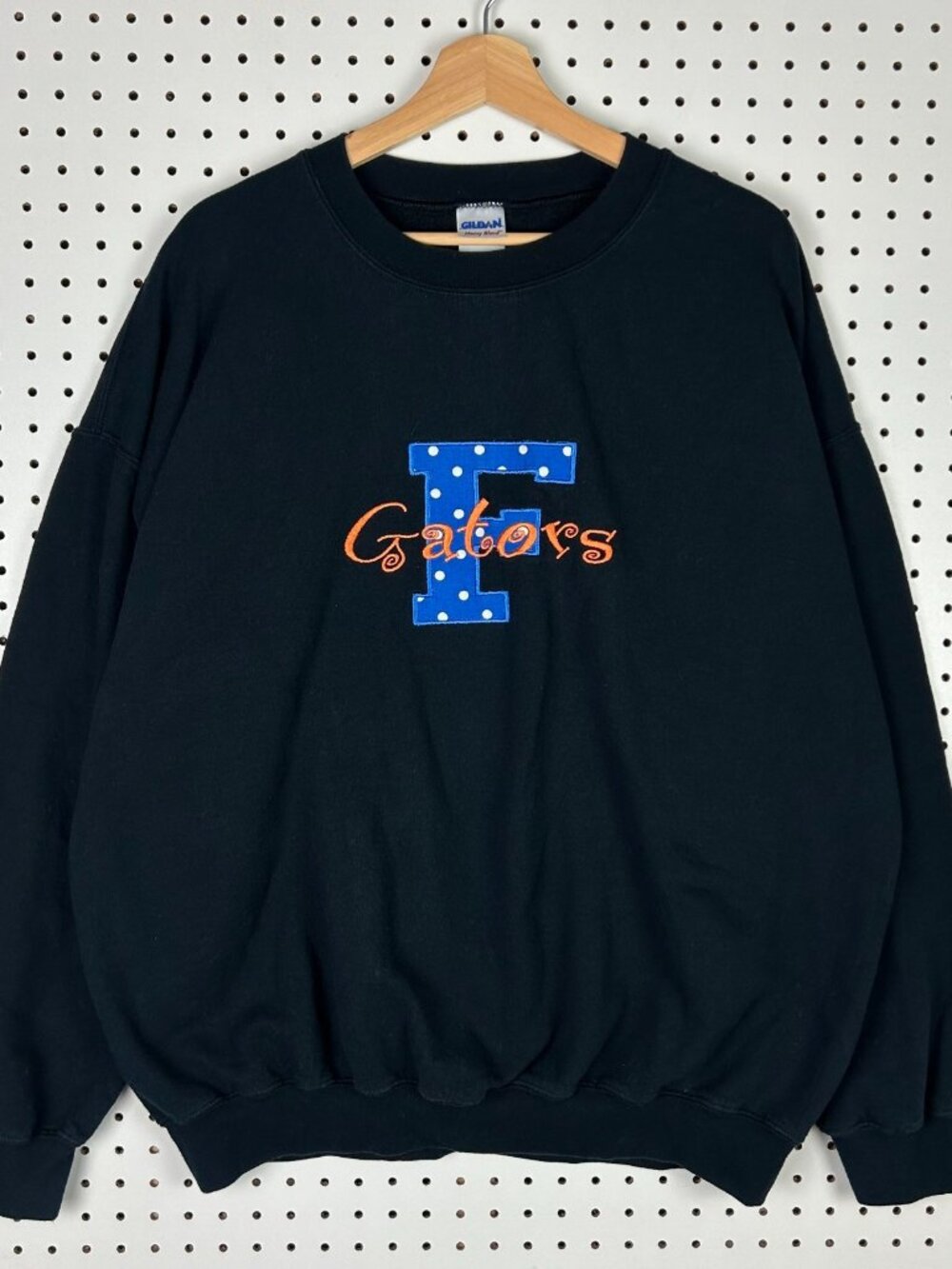 Florida Gators Stitched Black Crewneck Women's XL Sweatshirt UofF Vintage Y2K